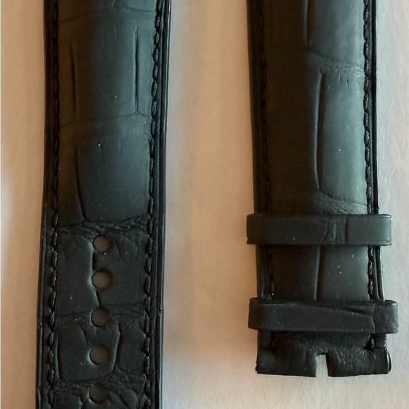 Blancpain 23mm Matte Black Alligator Strap 23/20 – Fits Fifty